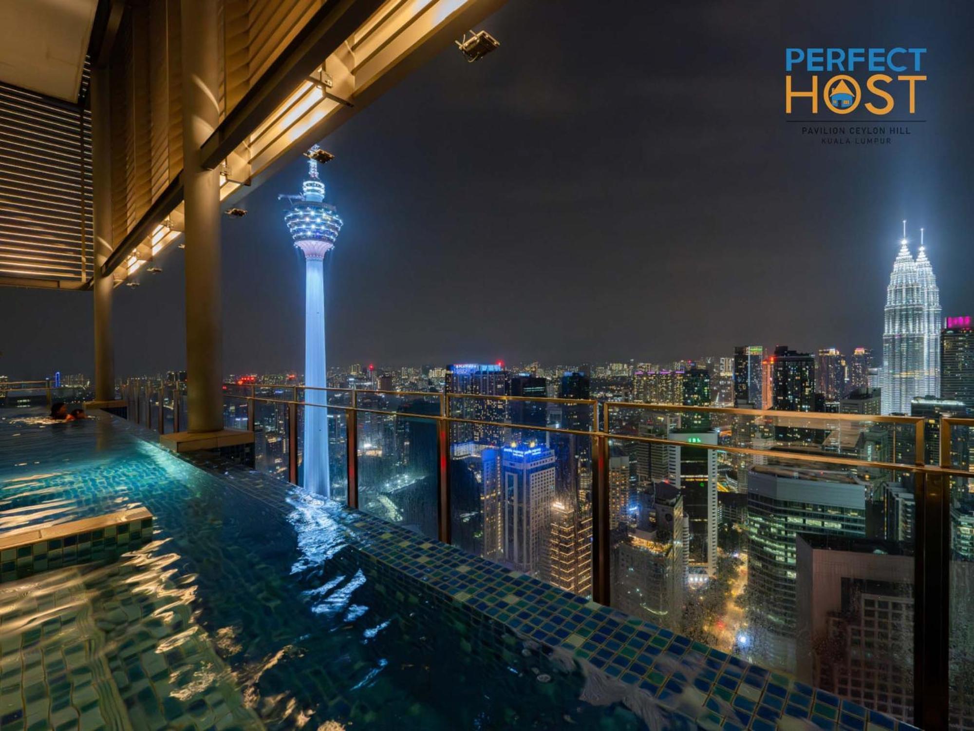 Pavilion Ceylon Hill Suites, Bukit Bintang By Perfect Host クアラルンプール エクステリア 写真 Sky Pool