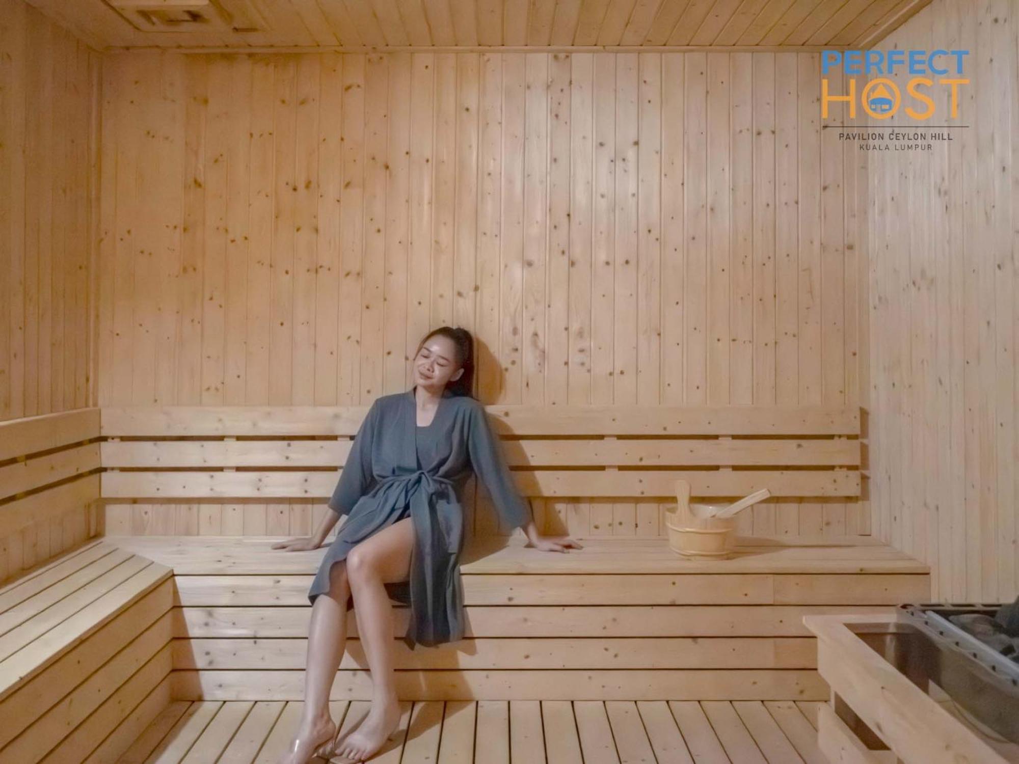 Pavilion Ceylon Hill Suites, Bukit Bintang By Perfect Host クアラルンプール エクステリア 写真 Sauna
